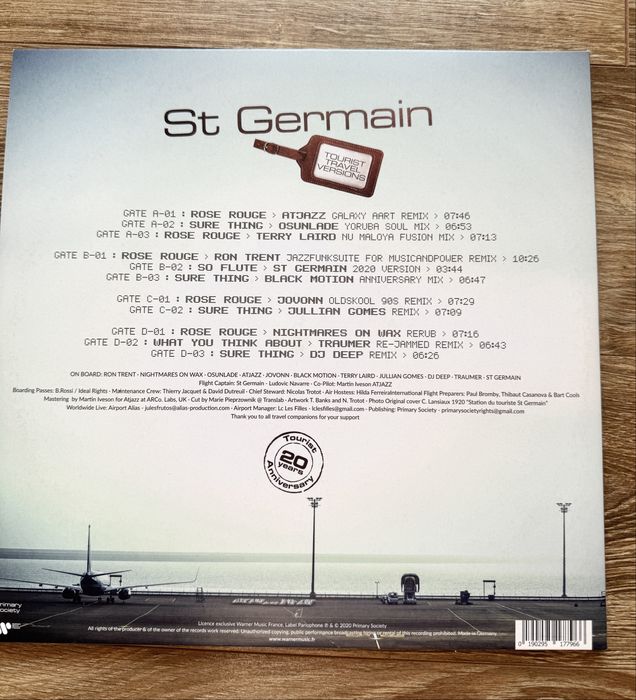 St Germain - Tourist (20Th Ann. Travel Version) winyl