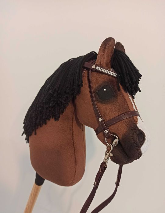 Konik Hobby Horse A4 ręcznie szyty z minky, dostępny od ręki