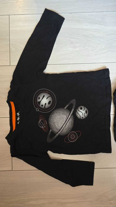 Spodnie czarne handmade dla chłopca 98, dres handmade 98