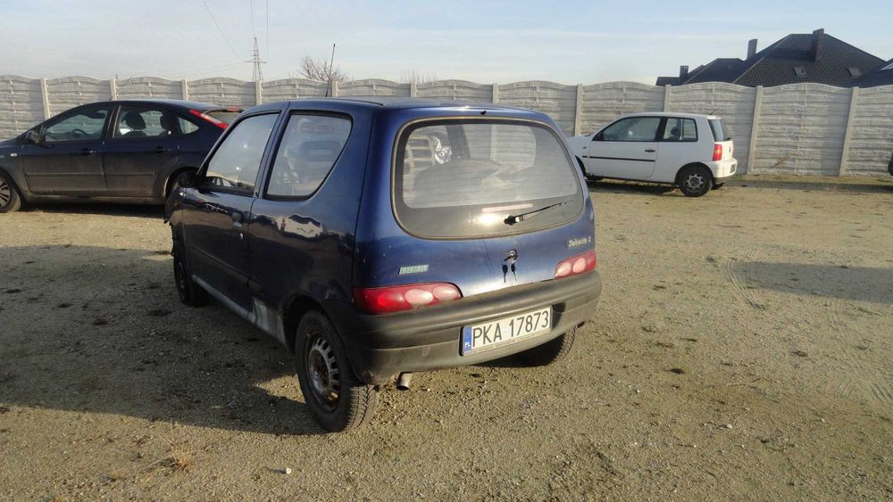 Błotnik lewy przód przedni Fiat Seicento kolor 483/A Blu Heraldic