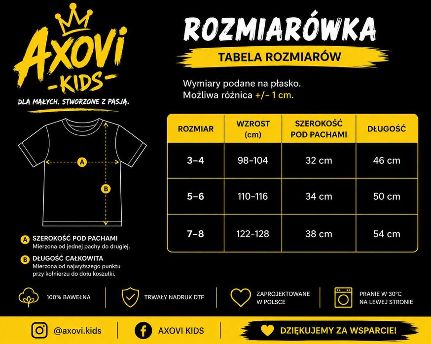 Koszulka dziecięca REKINTEK | nadruk DTF