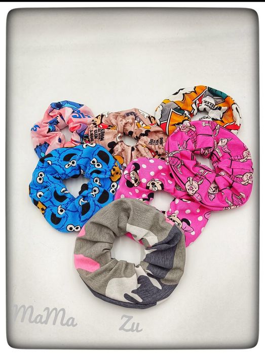 Gumki scrunchie nowe