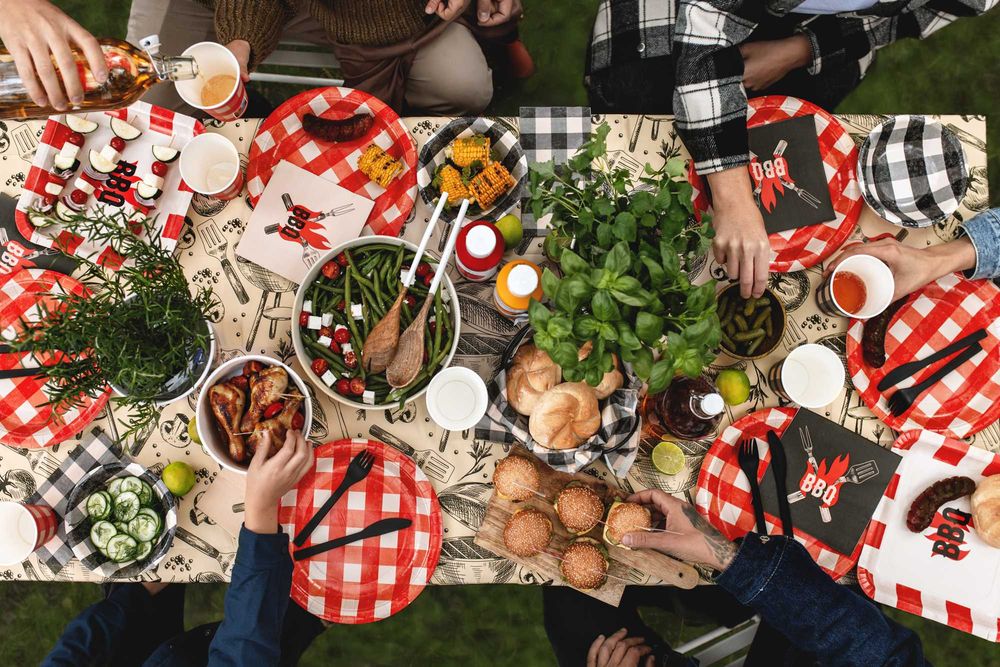 Talerzyki papierowe "Bbq" 1opak./6szt.