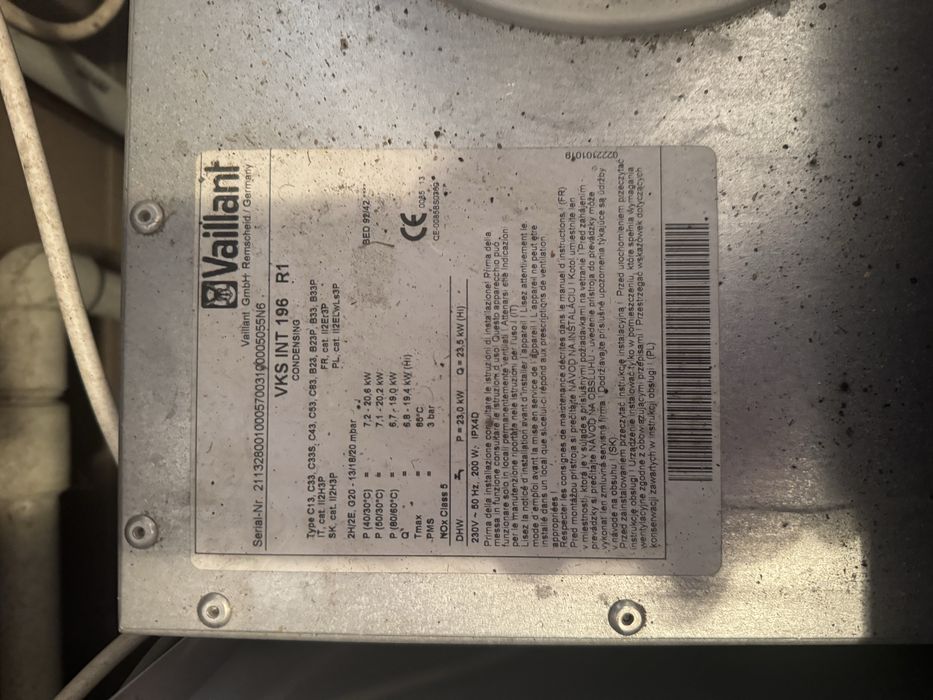 Piec Vaillant VKS INT 196 R1 20,6 Kw