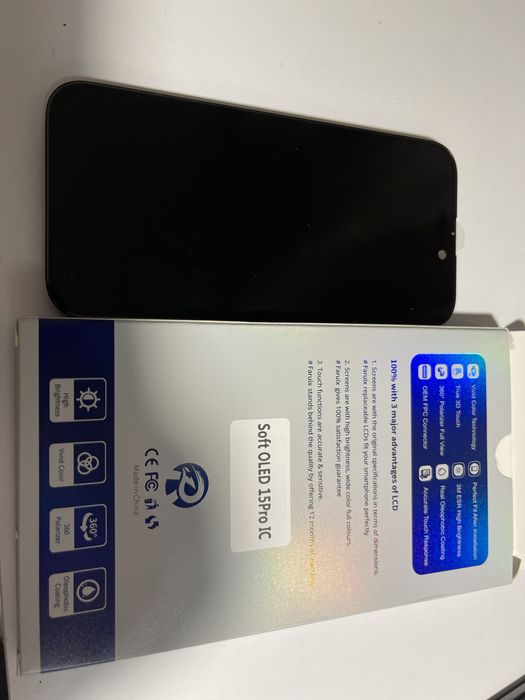 Дисплей iPhone 15 Pro / 15 Pro Max SOFT OLED як оригінал экран екран
