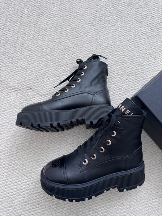Wyprzedaż! Skórzane botki Chanel! Rozmiar 36 od ręki