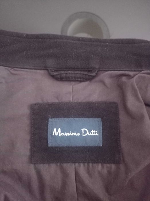 Casaco casual cumprido da Massimo Dutti, tamanho L.