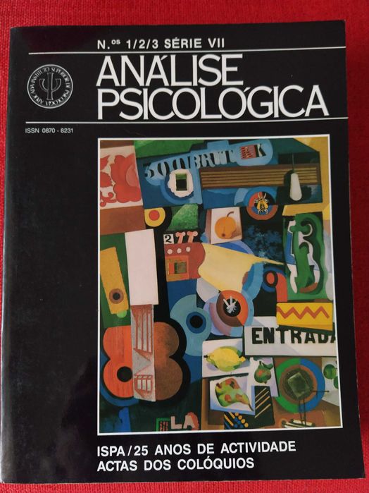 Análise Psicológica nºs 1-2-3 Série VII - Do Mito à Ciência...