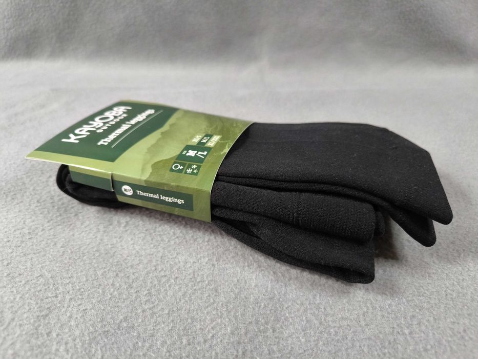 Женские термолеггинсы Kayoba Outdoor черные, размер М-L