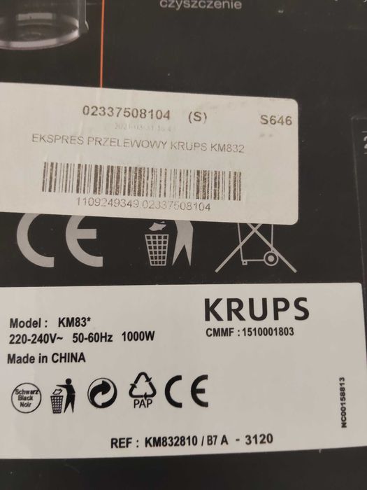 Express KRUPS 100% sprawny.