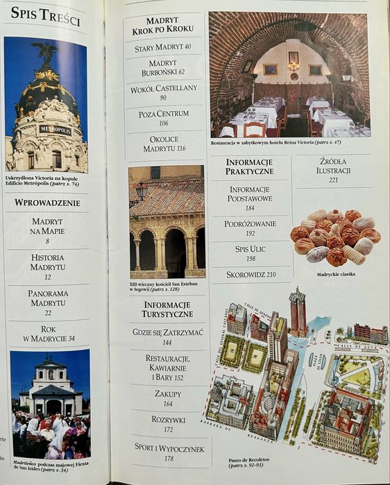Przewodnik / informator z serii- Przewodniki Wiedzy i Życia - Madryt.