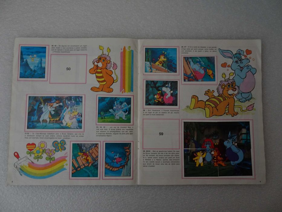 Caderneta de cromos Wuzzles - Disney - Panini - faltam 50 cromos
