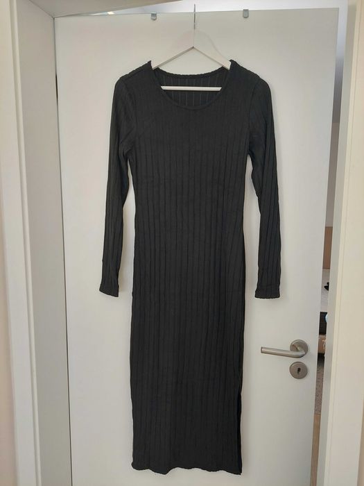 Vestido malha comprido mulher novo