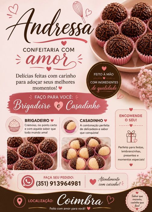 Confeitaria Brigadeiros/ casadinhos