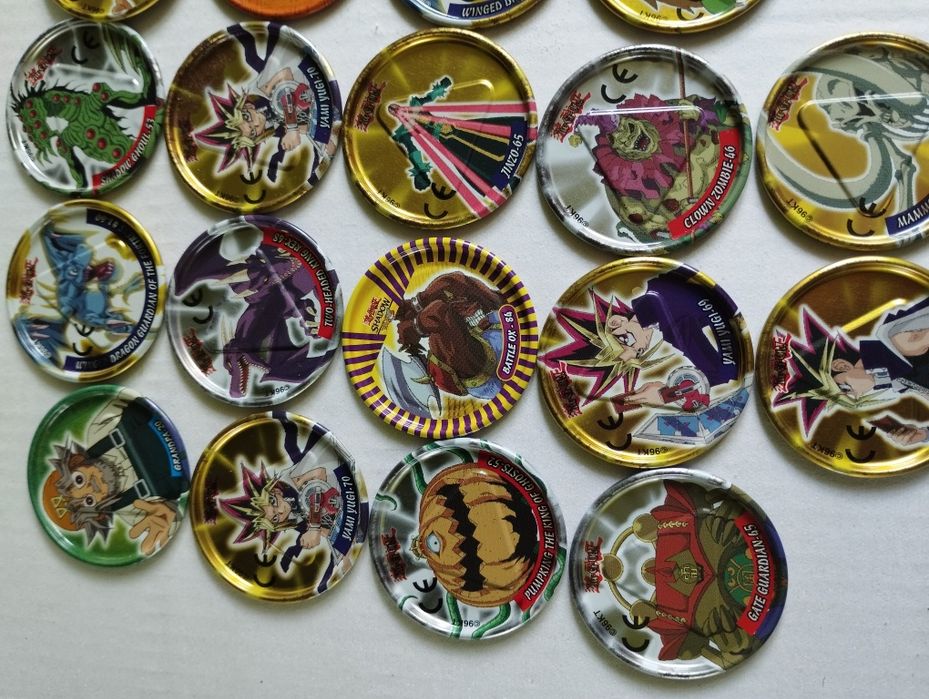 Żetony metal tazo z chipsów kolekcja Yu Gi Oh dla kolekcjonera