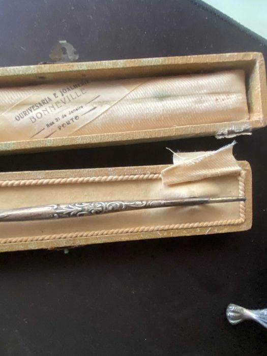 Tinteiro e Caneta de Aparo