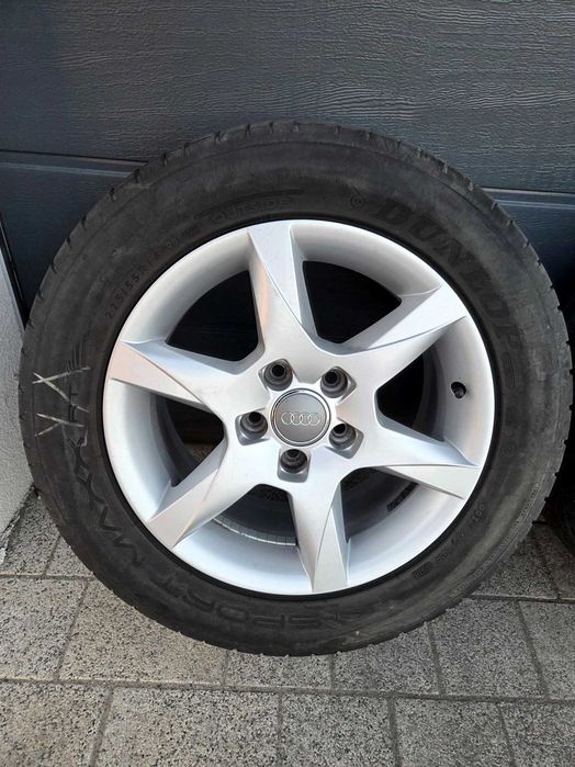 Koła Audi A4 A5 A6 Alufelgi opony letnie  Dunlop 225/55 R16