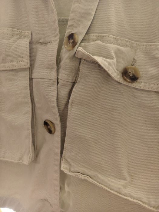 Джинсовка жіноча zara, колір м'ята