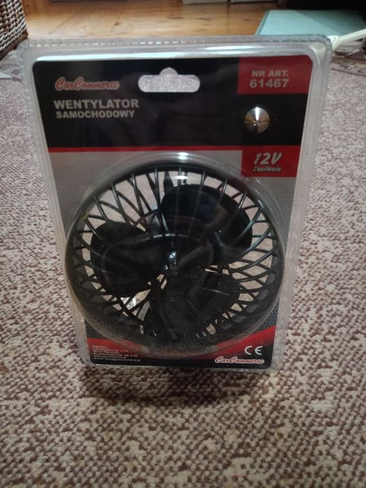 Nowy wentylator samochodowy 12V
