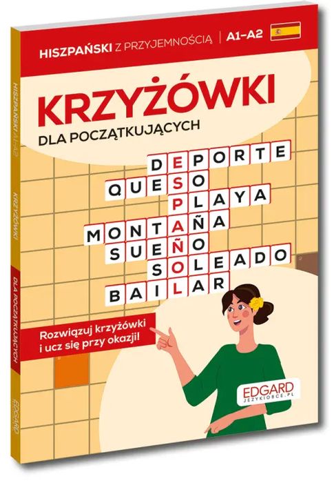 Hiszpański. Krzyżówki dla początkujących A1-A2. Edgard