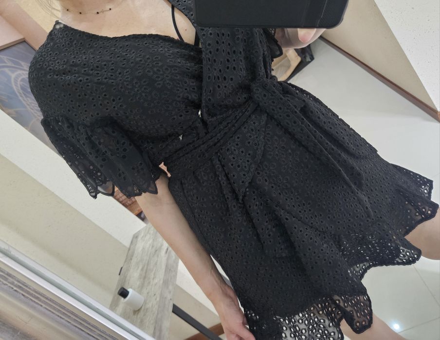 Guess _ Sukienka kopertowa czarna XS / S