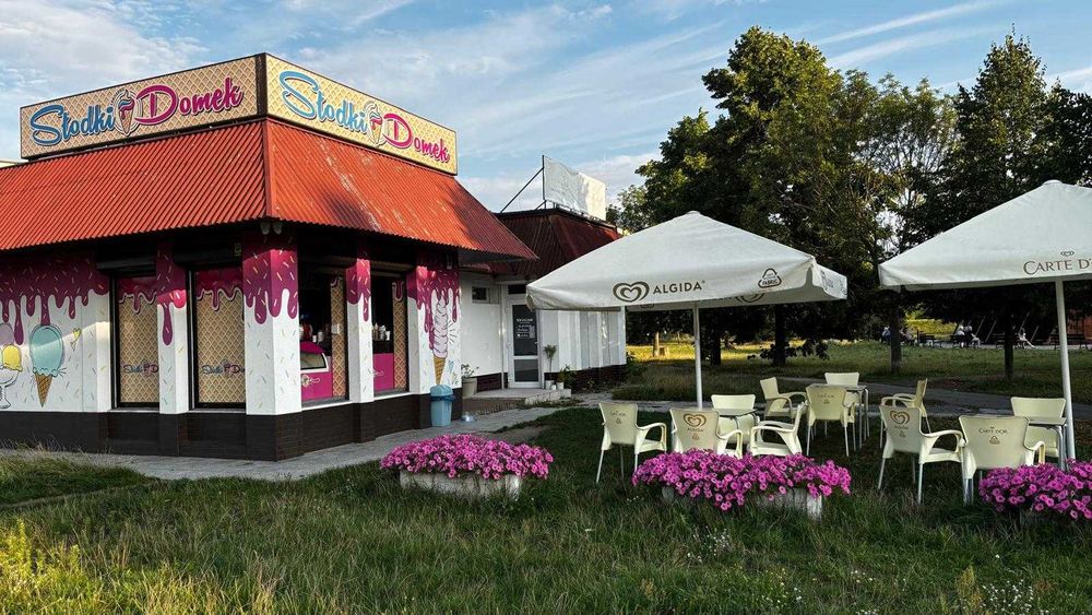 Lodziarnia lokal lody wyposażenie