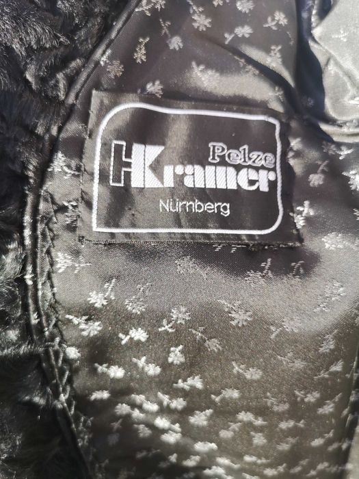 Futro naturalne karakuły XL stanie bdb