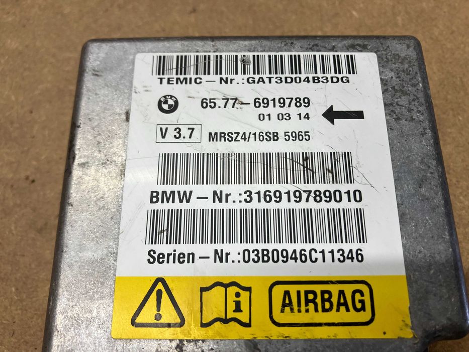 MODUŁ AIRBAG BMW E39 sensor sterownik poduszek powietrznych 6919789