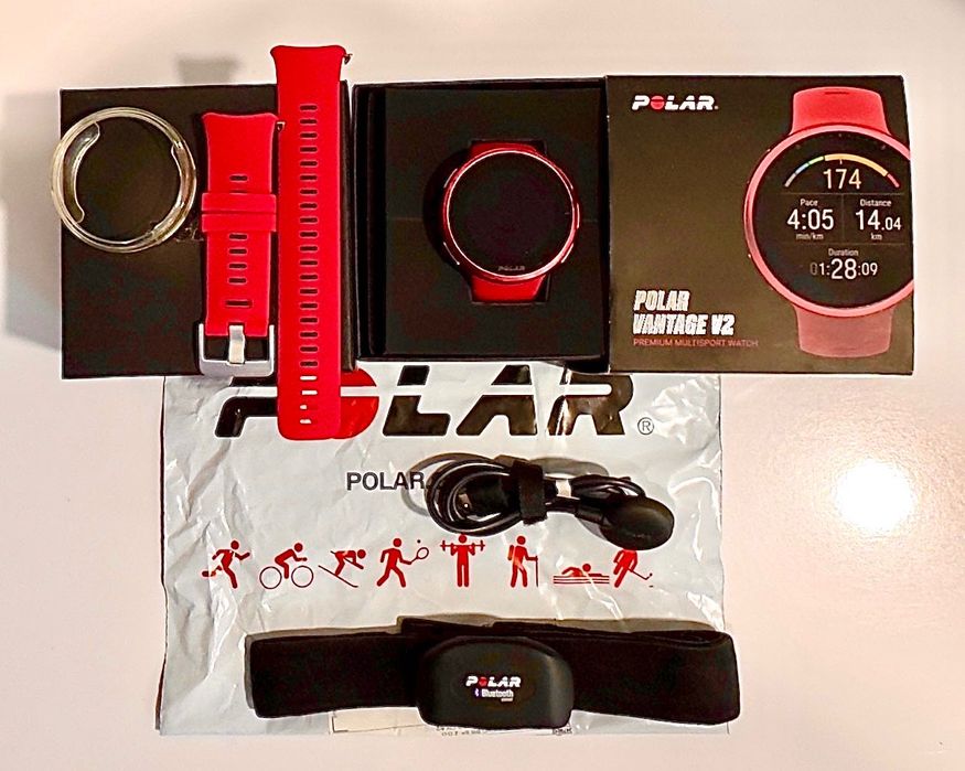 Pola VANTAGE V2 RED premium multisport watch.