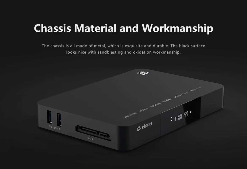 Медіаплеєр Zidoo Z9X 8K