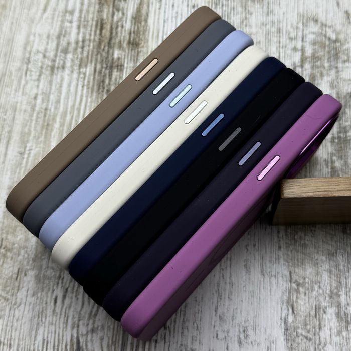 Чехол софттач Fibra Silicone OmniMag на iPhone 15 Pro Max/ 15 Pro/ 16 Pro Премиум качество‼️ Чохол