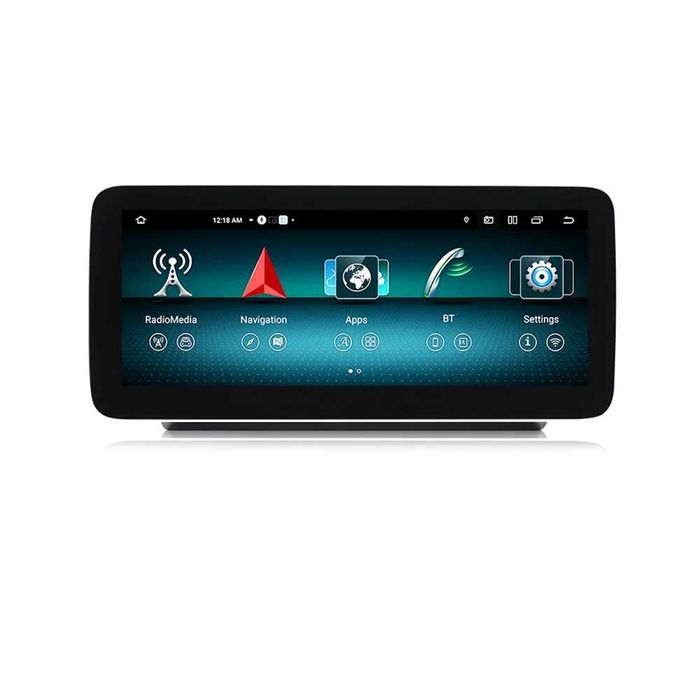 Rádio c/ CARPLAY Android Mercedes W205 Classe C 6/128GB 8-CORE 4G NOVO