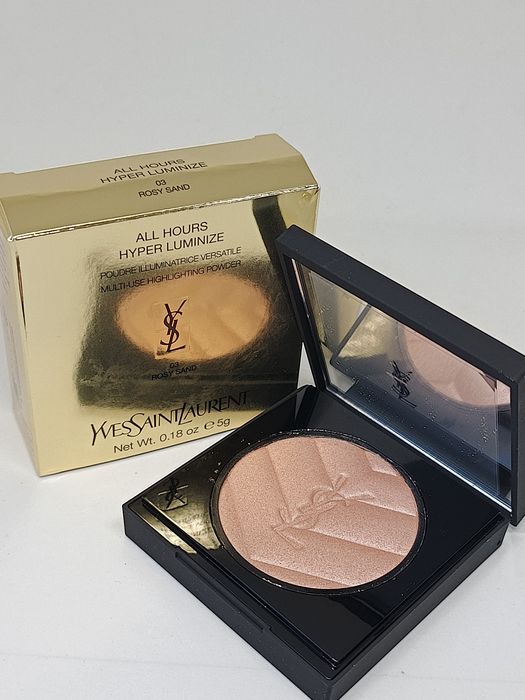 YSL All Hours Hyper Luminize 5g 03 Rosy Sand – puder rozświetlający
