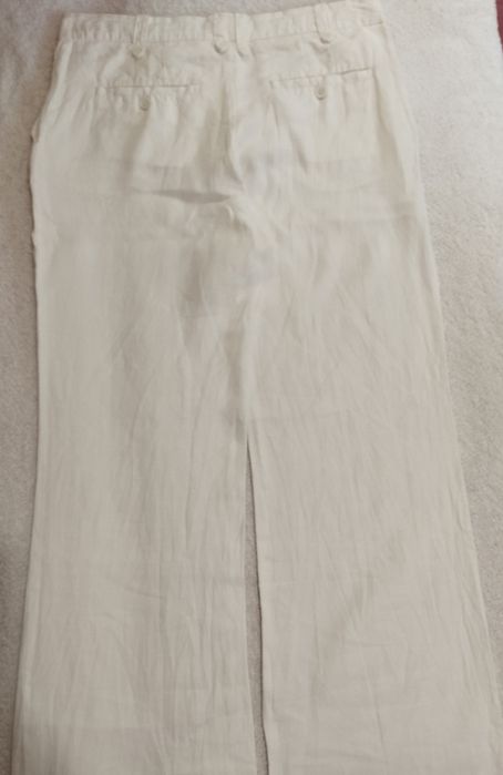 Лляні штани палаццо H&M Vero Moda
