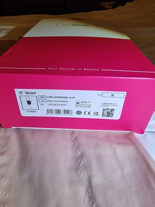 Cinta compressão calção semi-nova - Lipoelastic