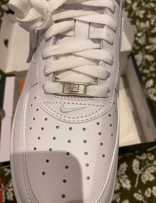 Nike Air Force 1 Low Supreme White R.46