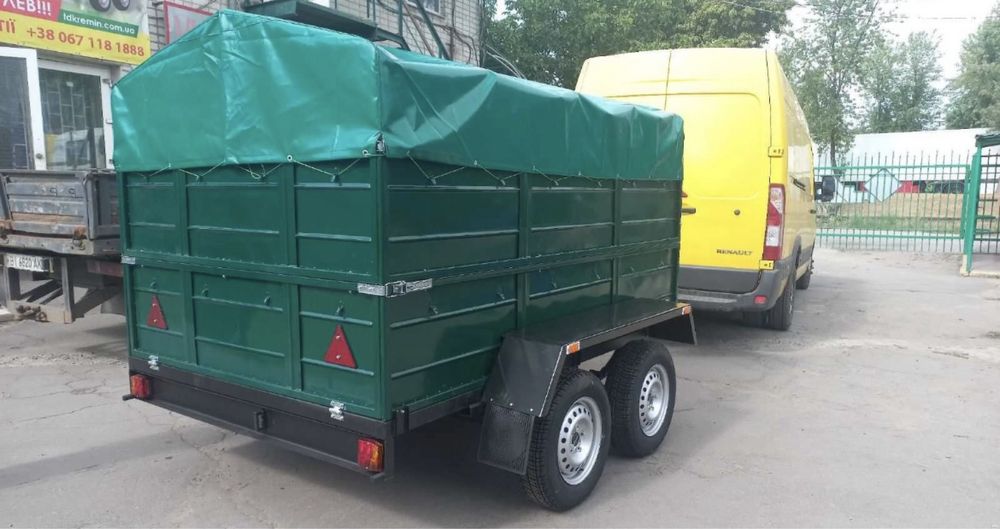 Двоосний причеп 2,5»1,4 з доставкою від виробника