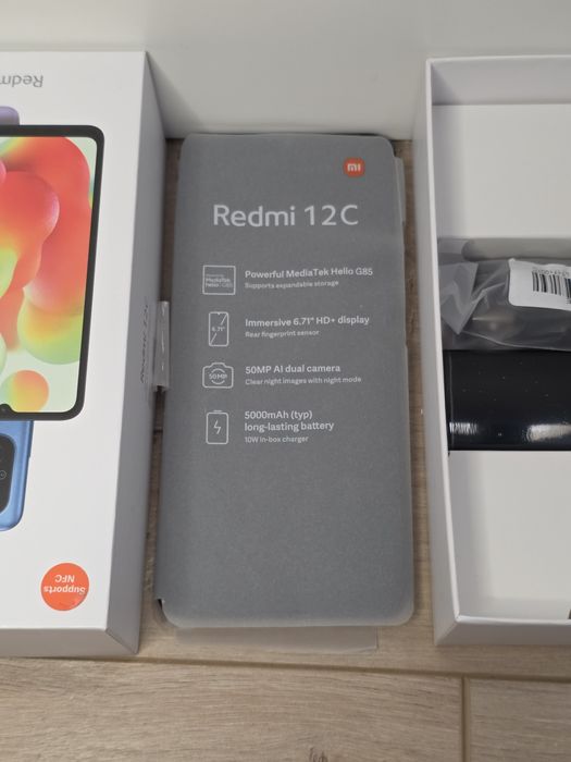 Xiaomi Redmi 12C – 3GB RAM – 64GB ROM – Cinzento Grafite – Completo