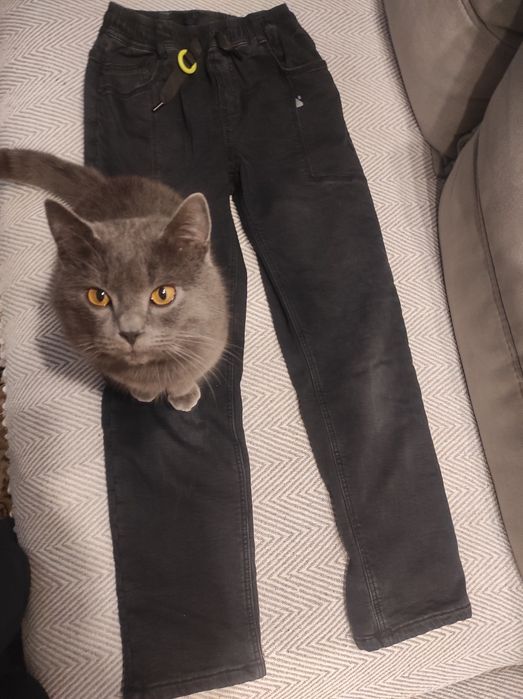 Джинси  темно- сірі утеплені