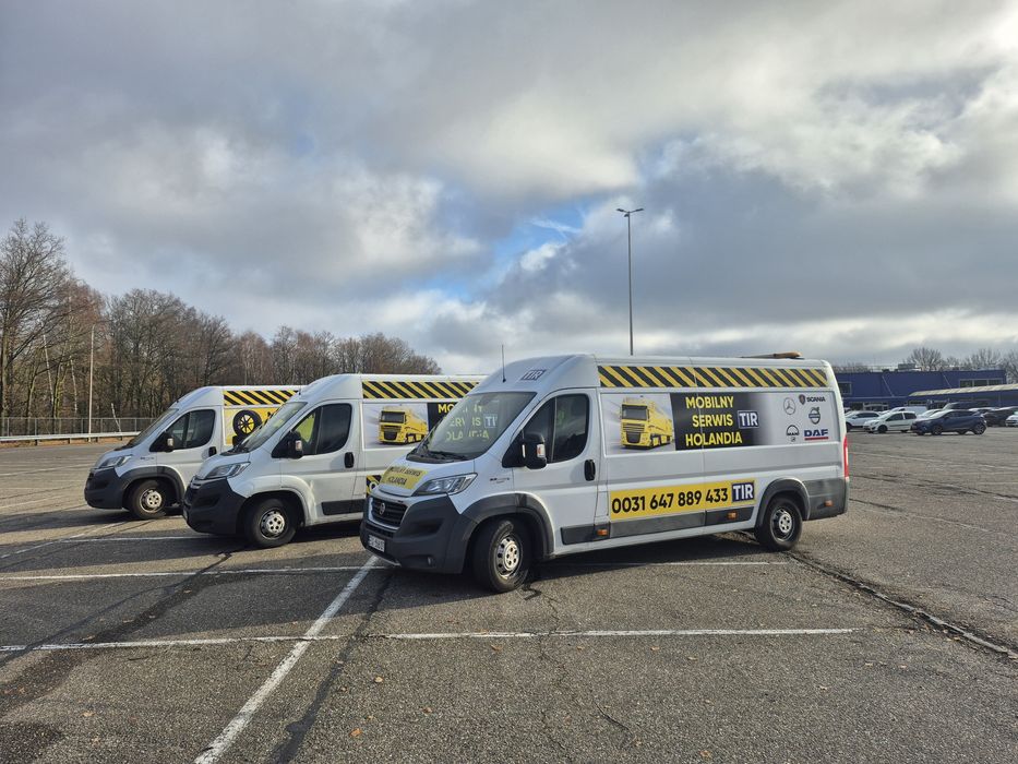 Mobilny Serwis Opon Ciężarowych TIR Holandia Belgia Niemcy