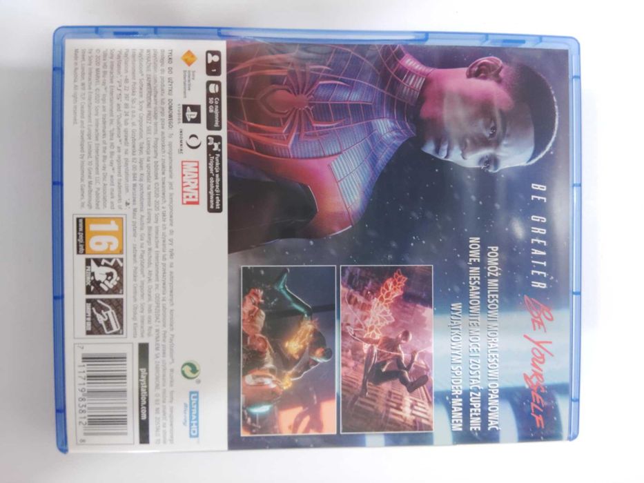 SpiderMan Miles Morales PS5 Polska wersja / Polska okładka