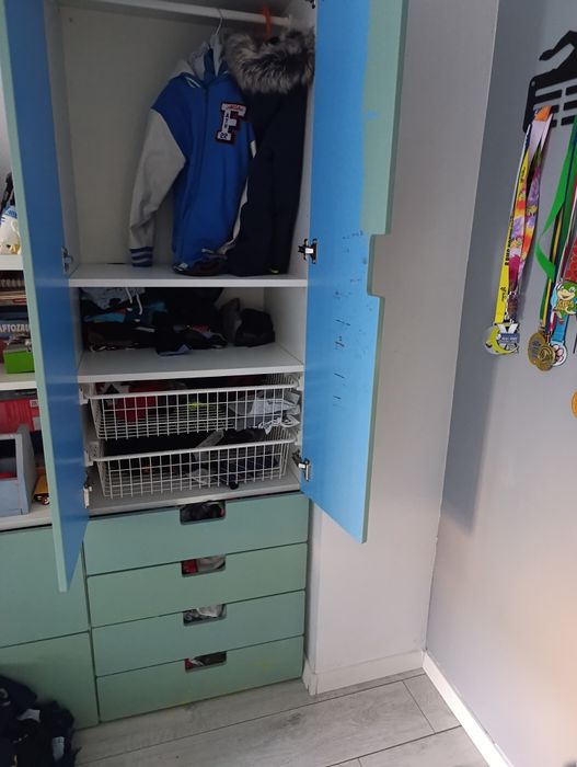 Szafa ikea dziecięca szuflady smastad platsa