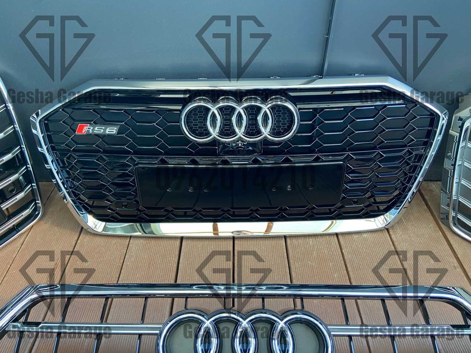 Решітки audi s6 rs4 sq5 s5 s7 sq7 s8 rs3 rs4 rs5 rs6 rs7 ауді ауди