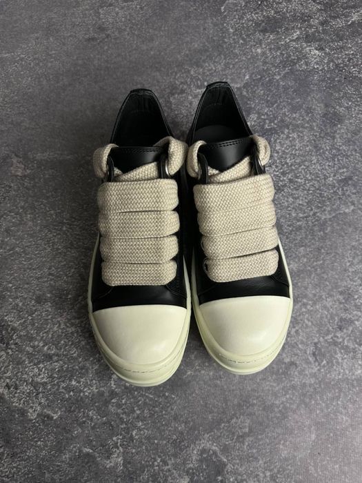 Rick Owens Ramones leather черные кожаные шкіряні чорні 42 43 44 кеди