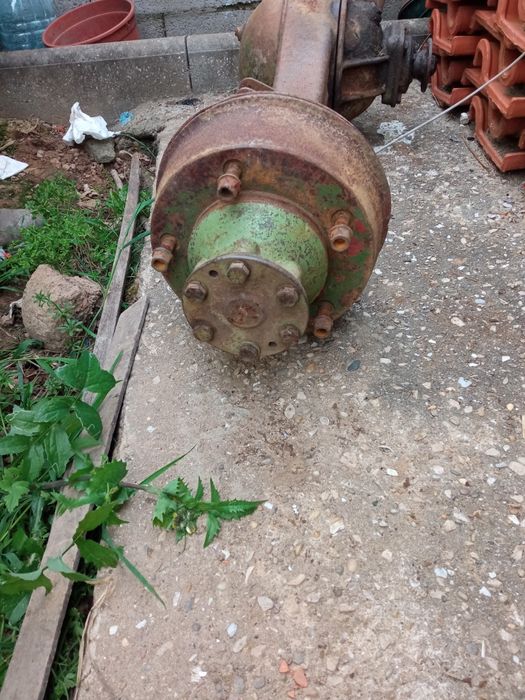 Eixos de reboque de motocultivador