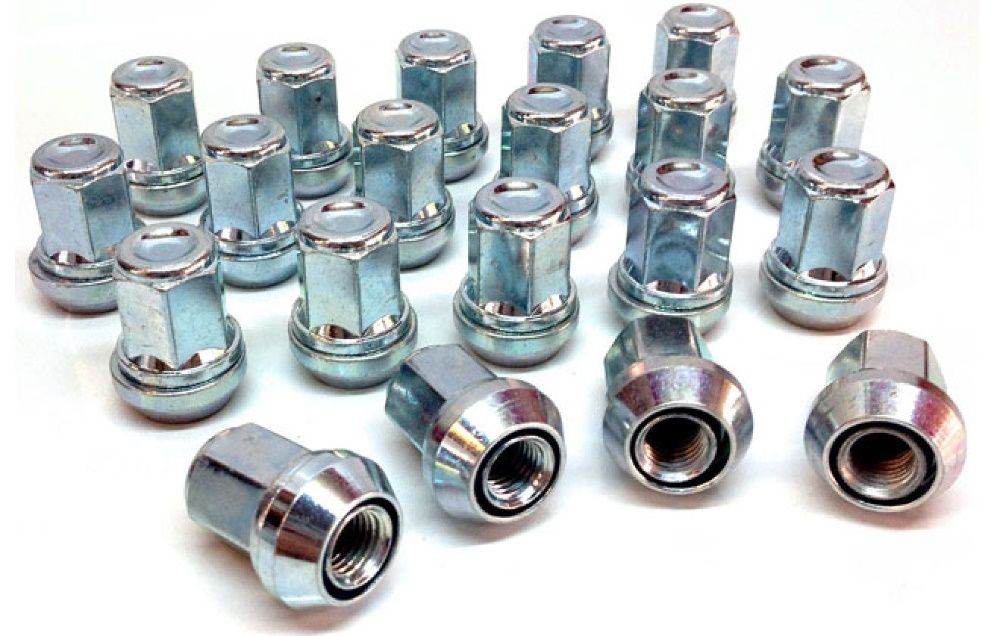Колесные болты(гайки) для литых дисков BMW, Mercedes, VW, Renault