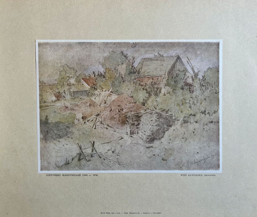 Maksymilian Gierymski grafika