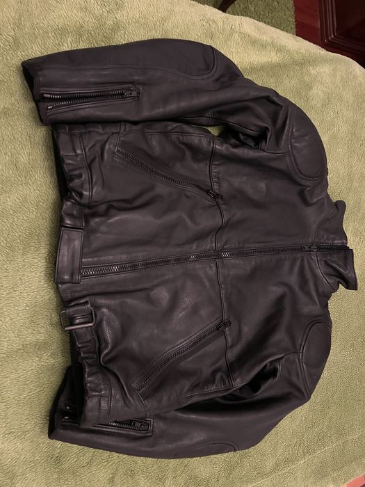 Blusão cassaco pele Motard