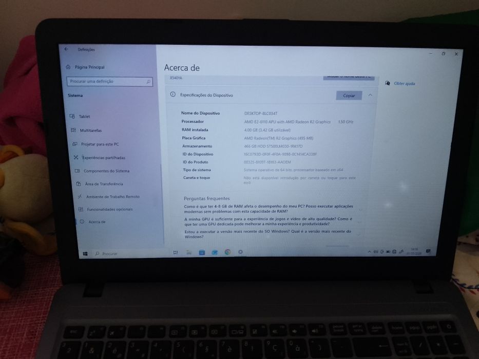 Vendo computador portátil Asus