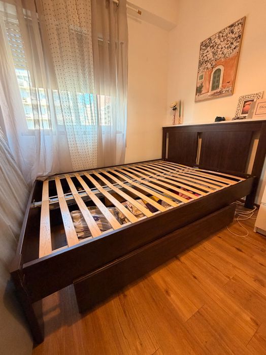 Cama SONGESAND com gavetas